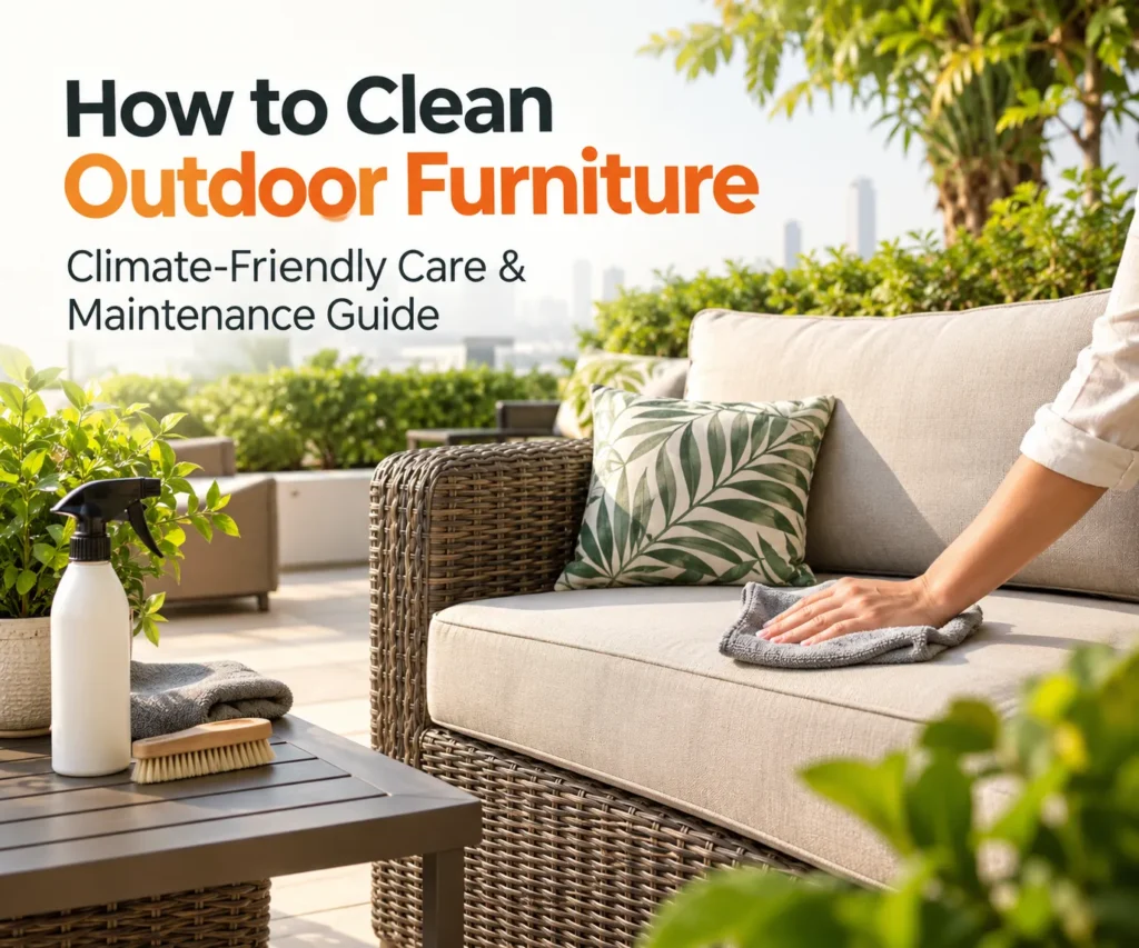 How to Clean Outdoor Furniture properly