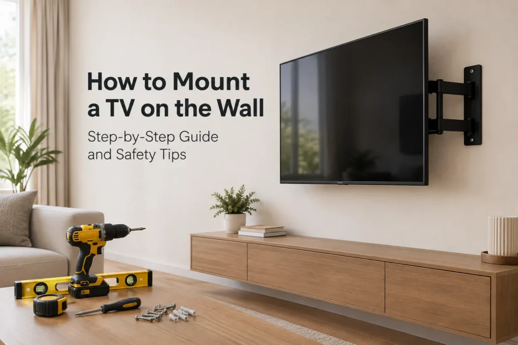 How to Mount a TV on the Wall Step-by-Step Guide and Safety Tips