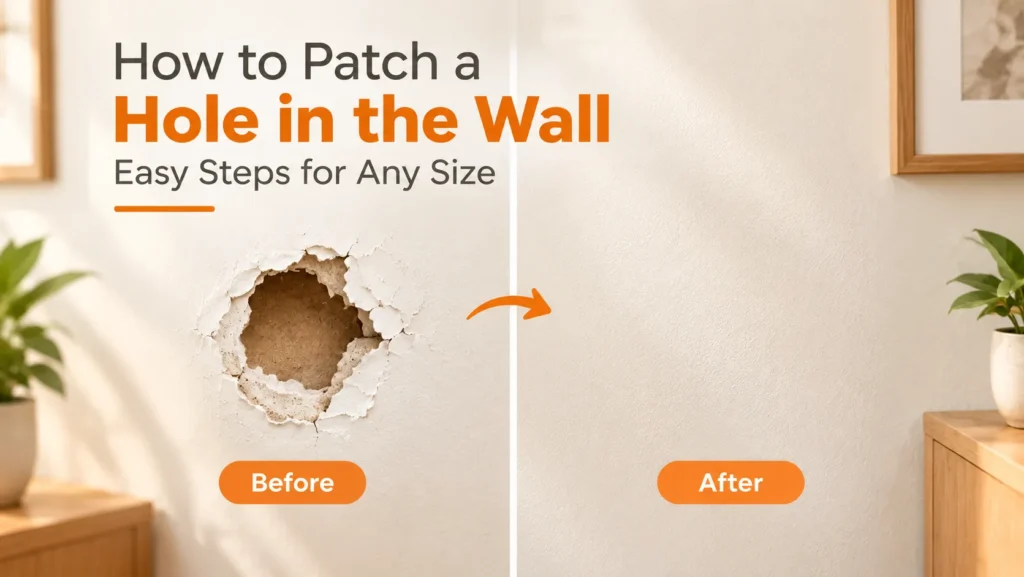How to Patch a Hole in the Wall