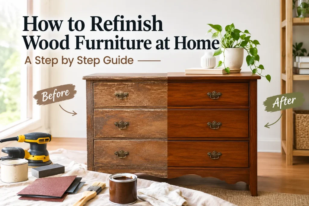 Refinish Furniture at home