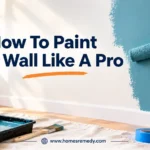 paint a wall like a pro | Tips by Homes Remedy