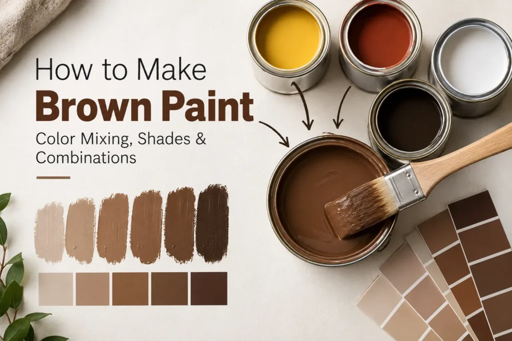 How to Make Brown Paint Color Mixing, Shades & Combination